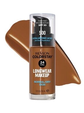 Revlon ColorStay Longwear Makeup - Walnut (Shade 500) 24 HRS Normal/Dry Skin